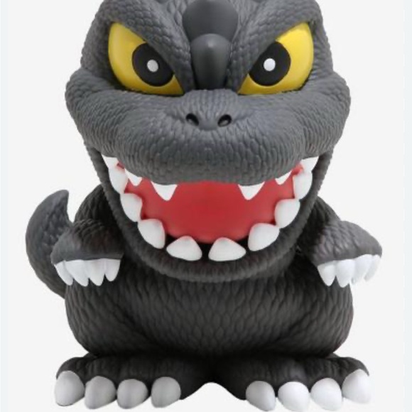 Toho Co .LTD Other - Gray Monster Figurine with Red Mouth .